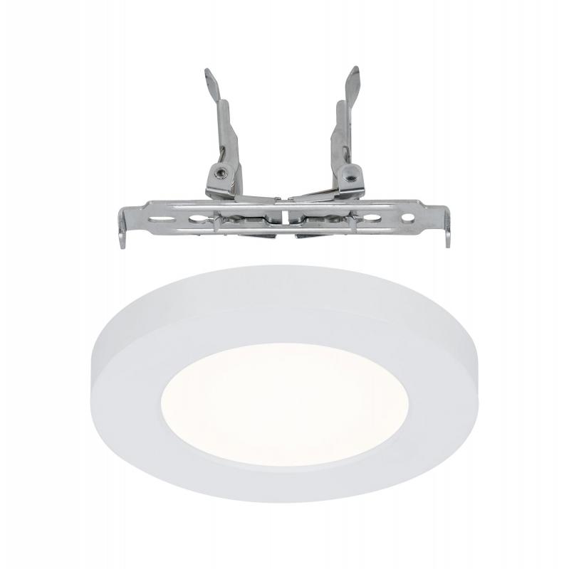 Paulmann 3725 Einbauleuchte Cover-it Panel rund LED 1x6W/ 700lm 113mm 3000K Weiß
