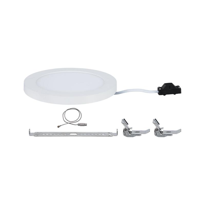 Paulmann 3726 Einbauleuchte Cover-it Panel rund LED 12W/1400lm 160mm 3000K Weiß