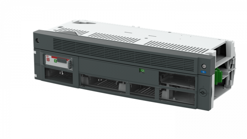 ABB XRG1-50/5-4P-MOT Sicherungslasttrennschalter 4-polig mit Motor NH1 Phasenabstand 50 mm 2 fach Unterbr. für Al/Cu Anschluss geeignet