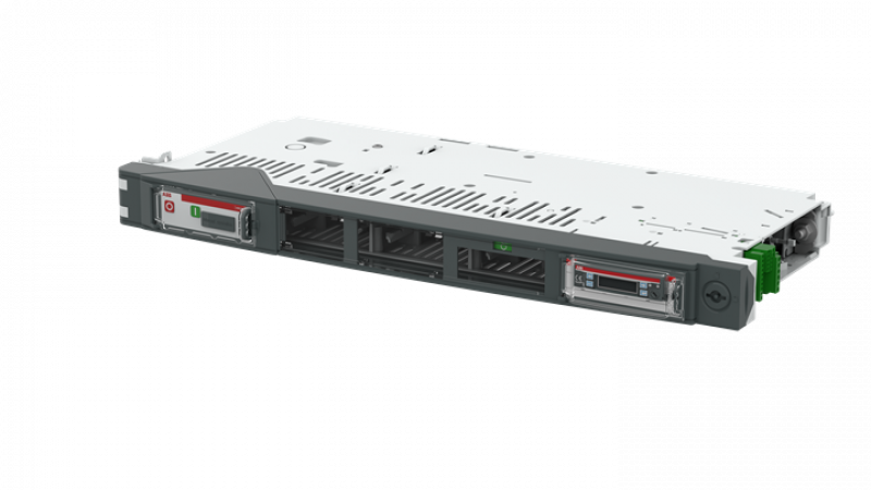 ABB XRG00-50/5-3P-ITS2.D-MOT Sicherungslasttrennschalter 3-polig mit Motor und ITS2.D Display-Modul NH00 Phasenabstand 50 mm 2 fach Unterbr. für Al/Cu Anschluss geeignet