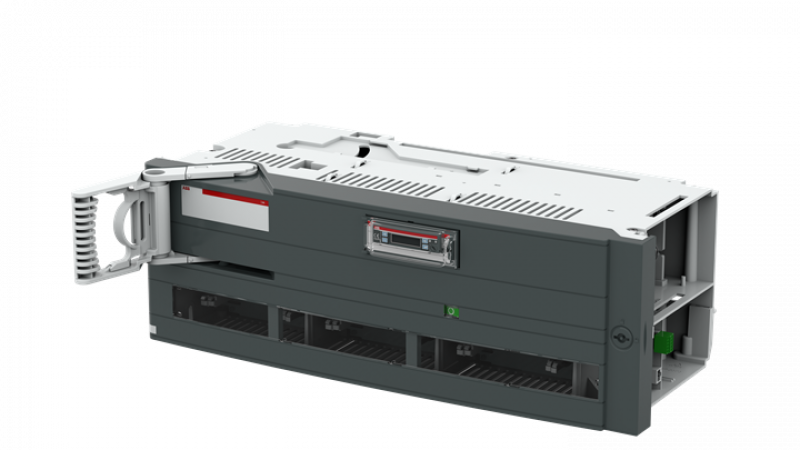 ABB XRG3-50/5-3P-ITS2.D Sicherungslasttrennschalter 3-polig mit ITS2.D Display-Modul NH3 Phasenabstand 50 mm 2 fach Unterbr. für Al/Cu Anschluss geeignet