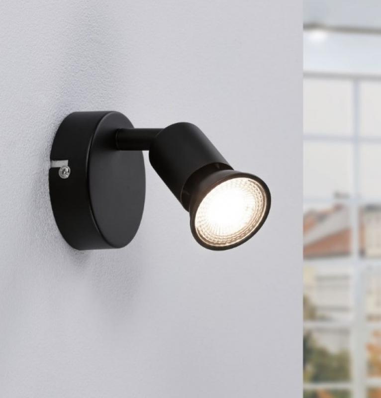 Paulmann Wand- und Deckenspot Carolina für GU10 LED Schwarz matt Metall 66755