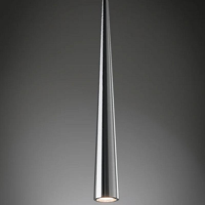 Elegante schlanke Gutta Pendelleuchte Aluminium Paulmann 70929