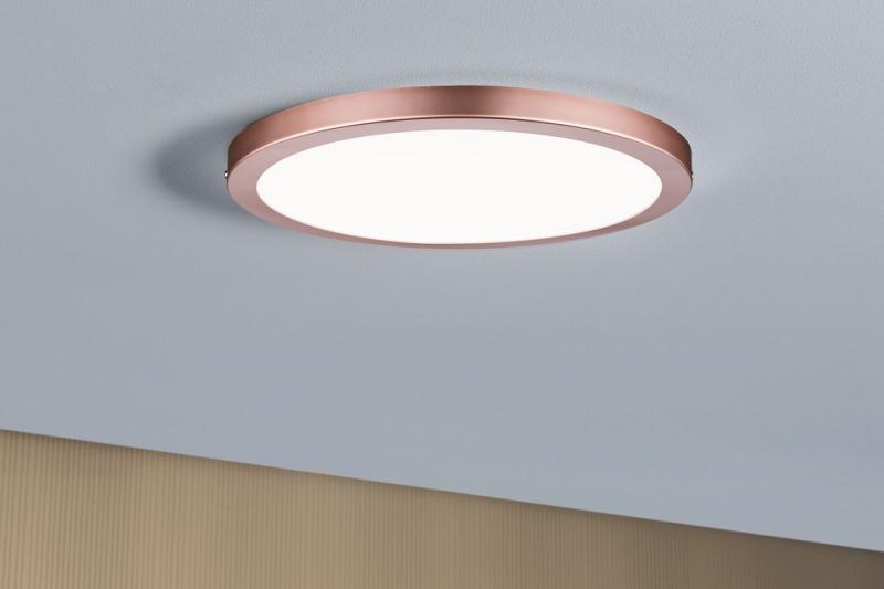 Flache LED-Wandlampe in Rosegold Atria 30cm mit universalweißem Licht für  Wohnräume Paulmann 70940
