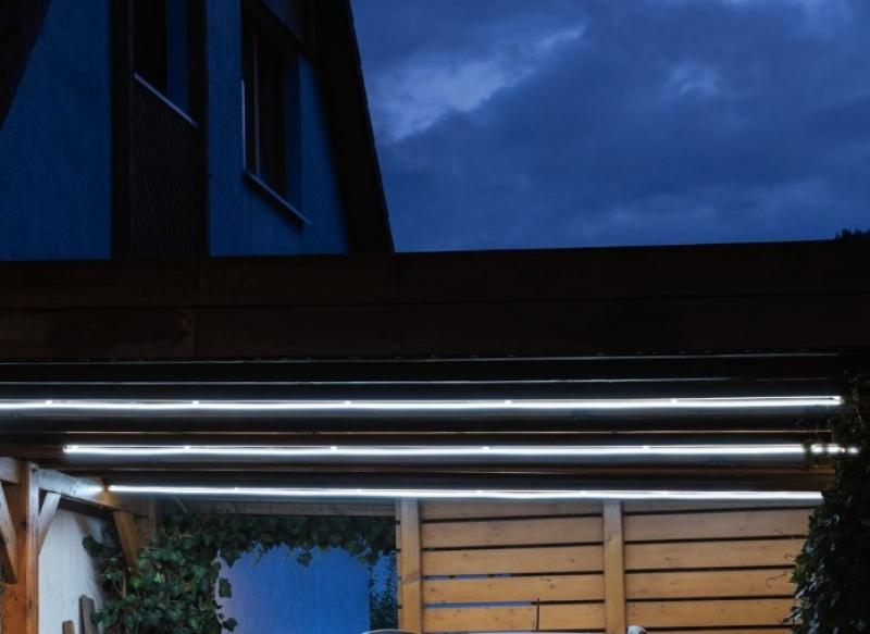 von 78907 SimpLED Tageslichtweiß 12W Stripe LED-Streifen Paulmann Meter Outdoor Set 3 Weiß 230/24V
