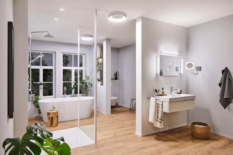 LED-Spiegellampe HomeSpa Luno mit WhiteSwitch-Funktion 39cm Aluminium Paulmann 78948