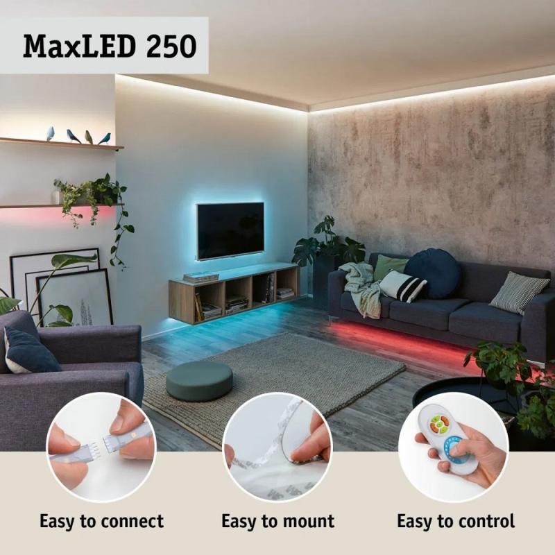 Paulmann 79875 MaxLED LED-Streifen 2,5m tageslichtweiß Innen- und Außenbereich
