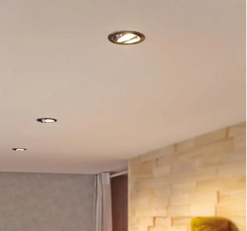 3er Set LED Einbauleuchten Nova Coin mit 3-stepdim schwenkbar Chrom/Alu Paulmann 93488