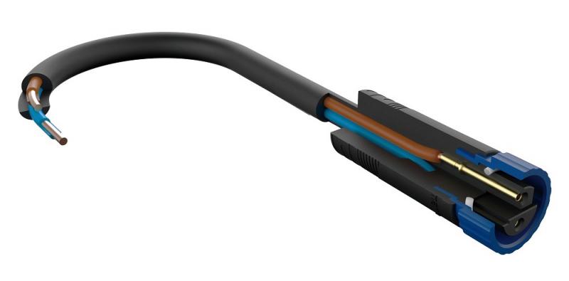 Paulmann 93926 Outdoor Plug & Shine Kabel IP68 2m 1 in-2 out 2x1.5mm² Schwarz