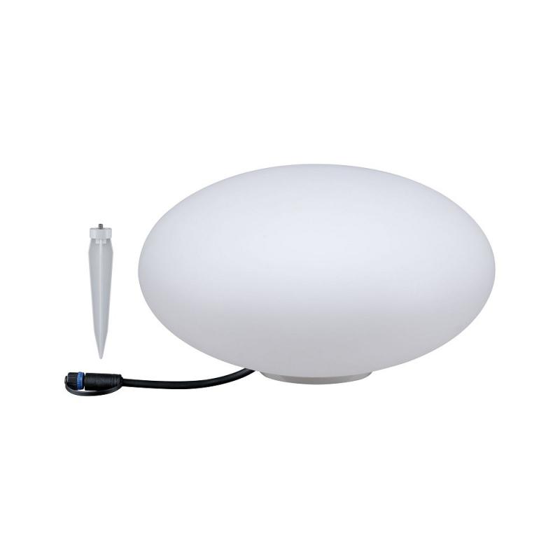 Paulmann 94176 Outdoor Plug & Shine Stone leuchtende Gartenkugel