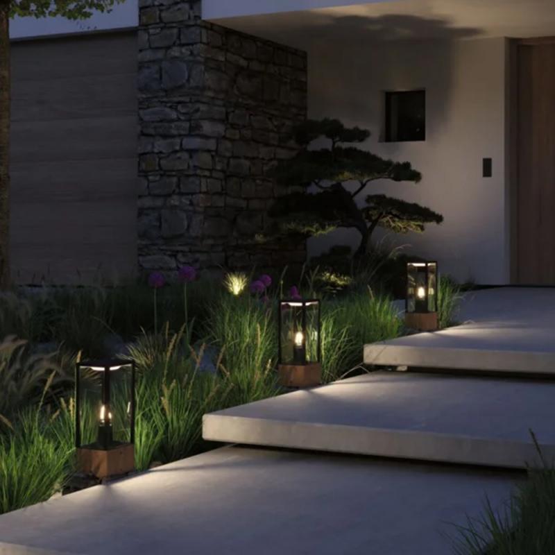 Holzl Wegeleuchte von  Paulmann 94675 Wege- und Terrassenleuchte Timba 400mm