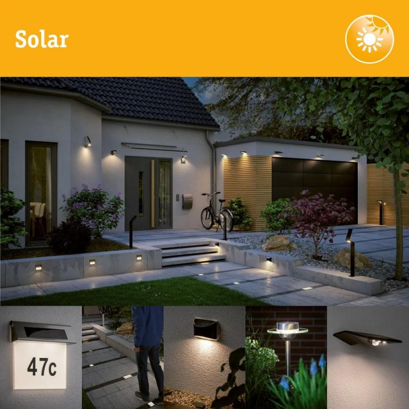 Paulmann  94873 Solar LED Erdspieß Strahler Solena