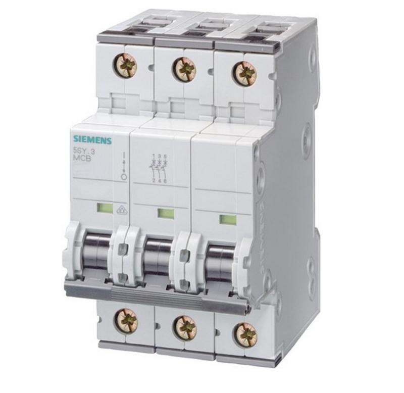 Siemens SENTRON Leitung Schutzschalter 5SY4363-7 3-polig C63A 400V 10kA