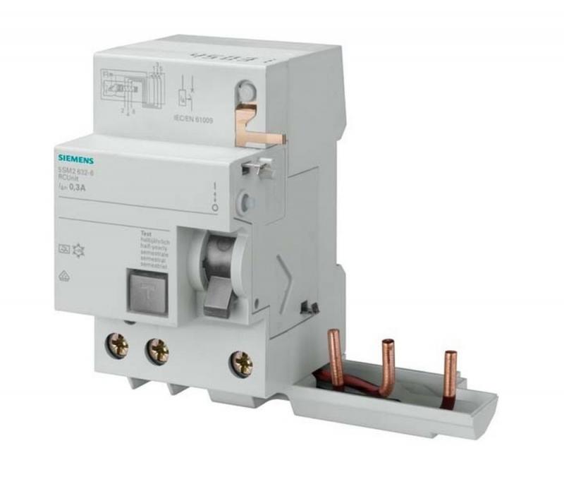 Siemens SENTRON FI-Block 5SM2332-6 Typ A 3-polig 40A 30mA 400V für 5SY