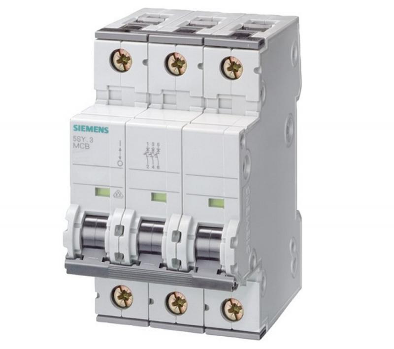 Siemens SENTRON Leitungsschutzschalter 5SY6306-7 3-polig C6A 400V 6kA