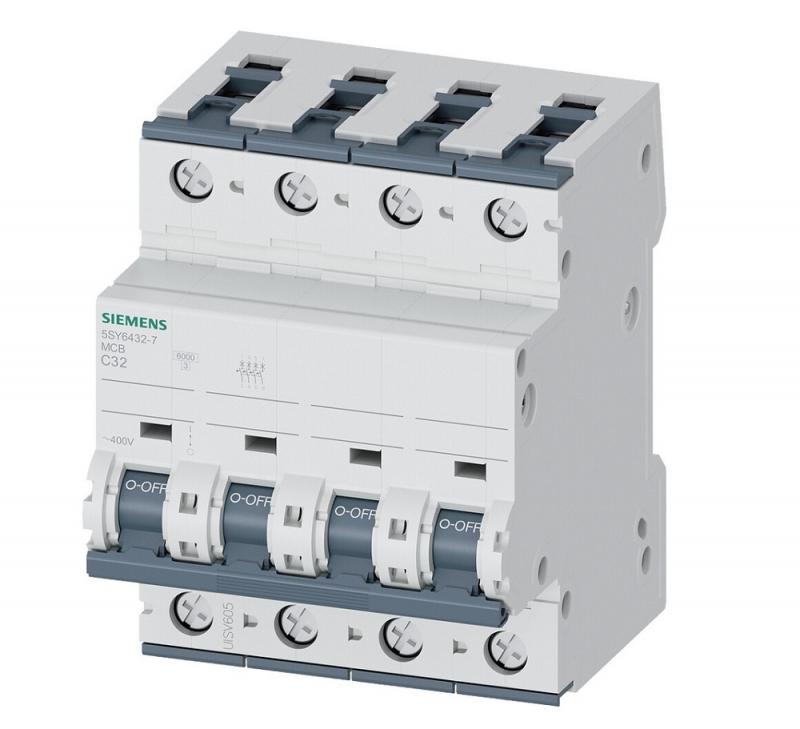 SIEMENS Leitungsschutz Schalter 5SY6432-7 SENTRON C32A 4-polig 400V 6kA Sicherungsautomat