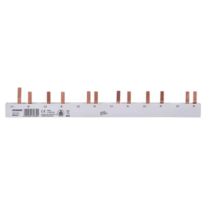 SIEMENS Stiftsammelschiene 5ST3623 10mm² 1-phasig+N berührungssicher für SENTRON Schutzgeräte