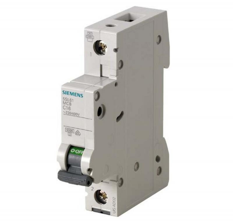Siemens SENTRON 5SL6110-7 Leitungsschutz Schalter – 1-polig 10A Charakteristik C 6kA für sichere Elektroinstallationen