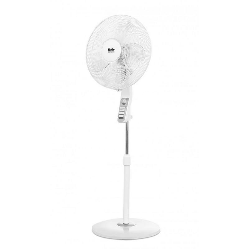 Fakir SDA 6958009 Standventilator VC 35 S in Weiß 3 Stufen, Timer, höhenverstellbar