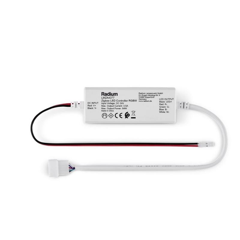 Radium Easy Connect Dimmer Zigbee 4-Kanal RGBW 12–36V 480W 5A/Kanal, Art.-Nr. LMZA4377