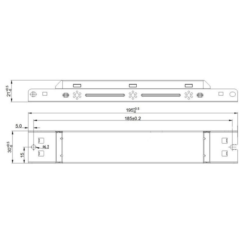 Radium LED-Treiber 60W 200–350mA IP20 Konstantstrom, nicht dimmbar – OTNA4437