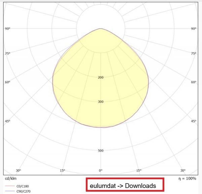 Radium LED Floodlight Star IP65 37W 4650lm 3000K warmweiß 100° anthrazit