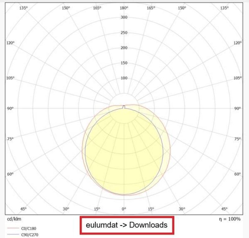 Radium LED Feuchtraumleuchte Star IP66 1200 22–34W 5100lm 4000K neutralweiß 130° durchverdrahtet