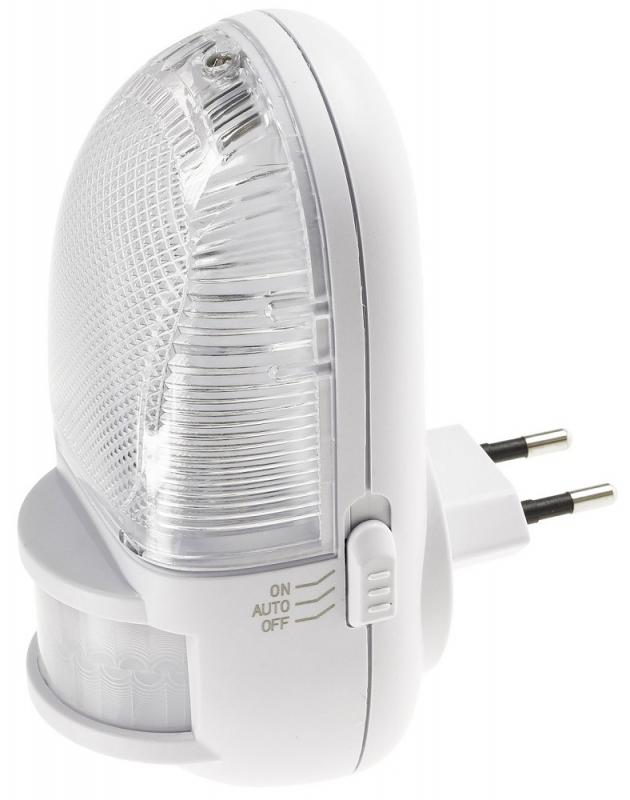 REV Ritter LED Nachtlicht mit Bewegungsmelder 230V, 3 weiße LEDs, On/Off/Auto