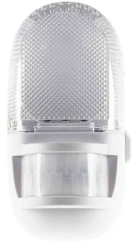 REV Ritter LED Nachtlicht mit Bewegungsmelder 230V, 3 weiße LEDs, On/Off/Auto