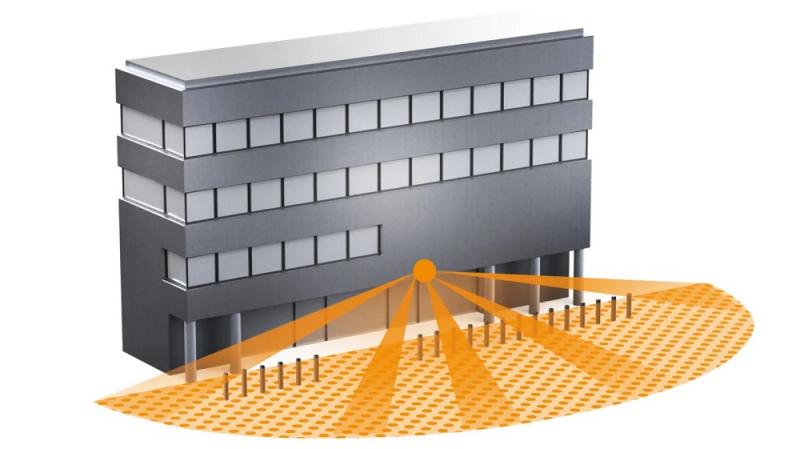 STEINEL Infrarot-Bewegungsmelder IS 3180 KNX - Aufputz eckig in Weiß