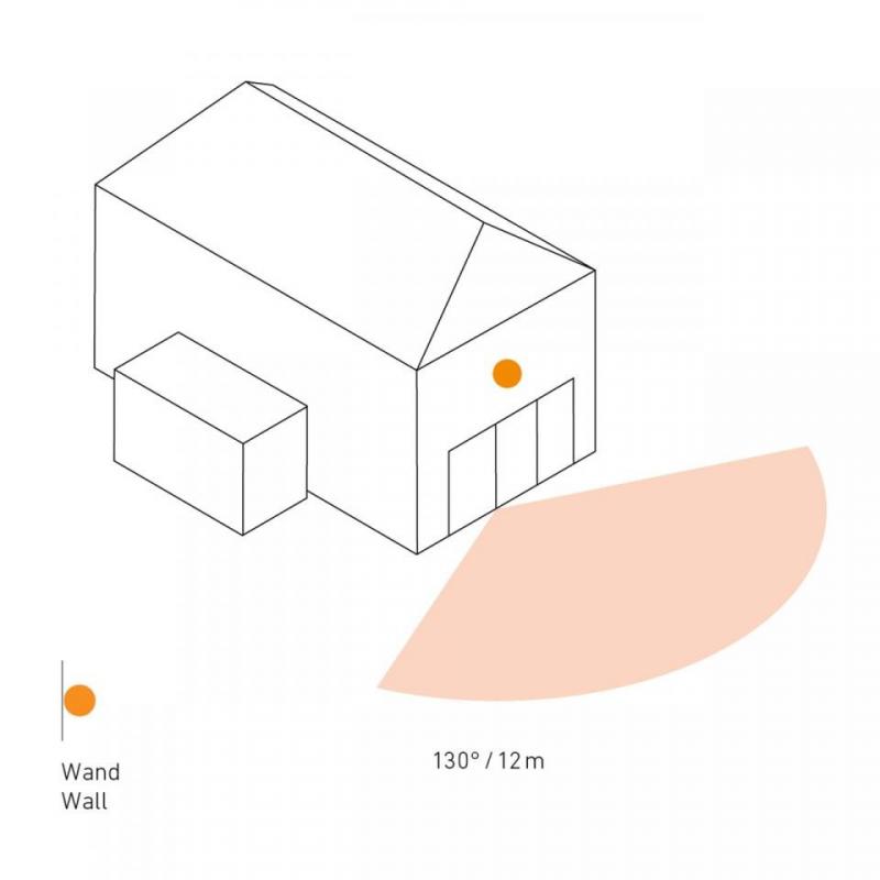 STEINEL IS 130-2 Bewegungsmelder in Anthrazit