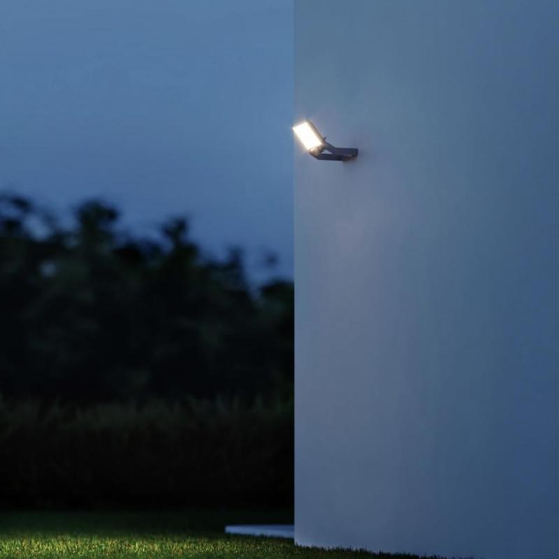 STEINEL XLED One S Leistungsstarker LED Sensor Außenstrahler anthrazit