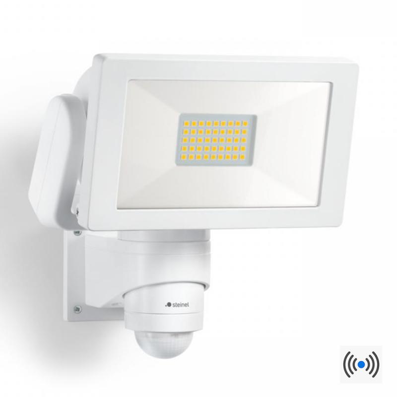STEINEL LS 300 S Außenwandstrahler mit Sensor in Weiß 29,5W