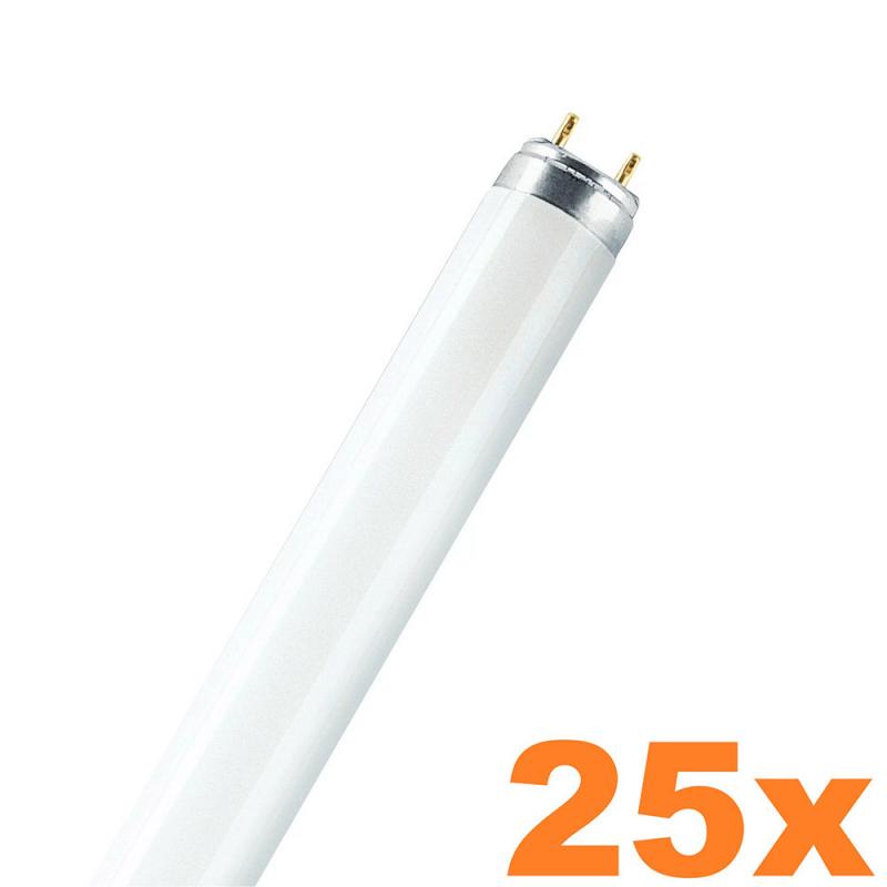 25er Sparpack 60cm Osram T8/ G13 Lumilux Leuchtstoffröhre 18W 3000K Warmweiß - XXXL-Sparpack