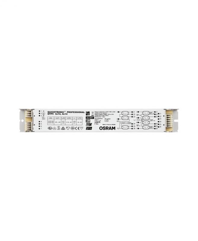 OSRAM QUICKTRONIC PROFESSIONAL 5 QTP5 3x14 / 4x14 EVG elektronisches Vorschaltgerät IP20 A2 BAT Cut-off Technologie