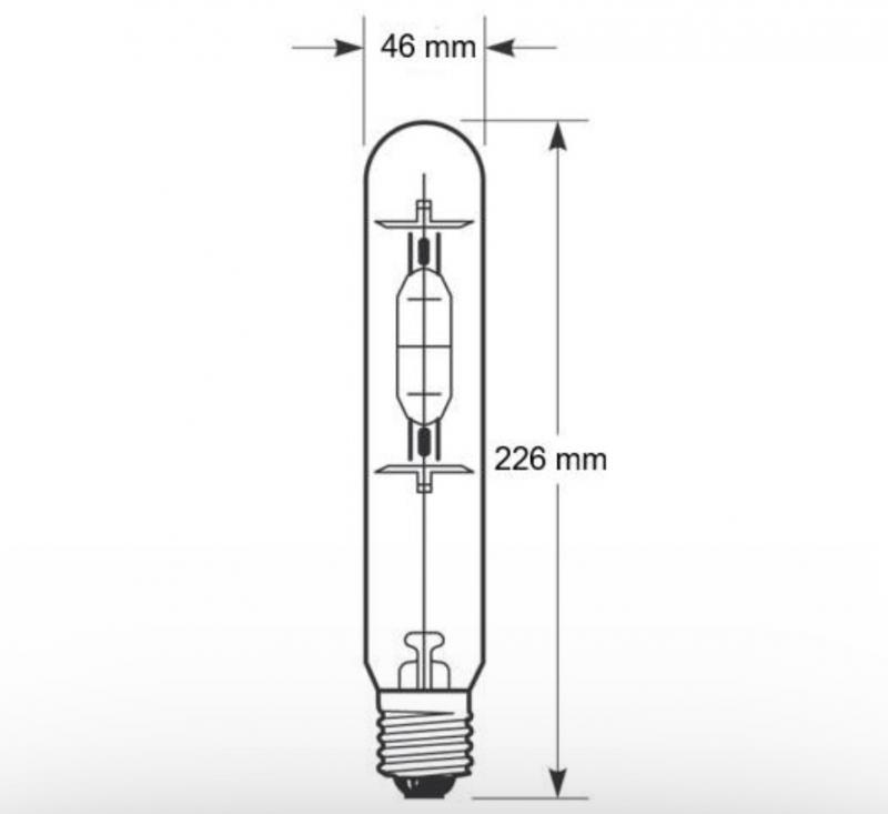Radium HRI-T 250W 7500 lm 20000K blau E40 klar – Art.-Nr. 32416552