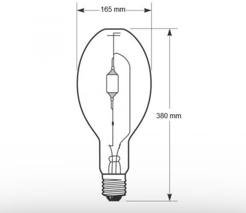 Radium HRI-E 1000W 110000 lm 3900K neutralweiß E40 klar – Art.-Nr. 32416601
