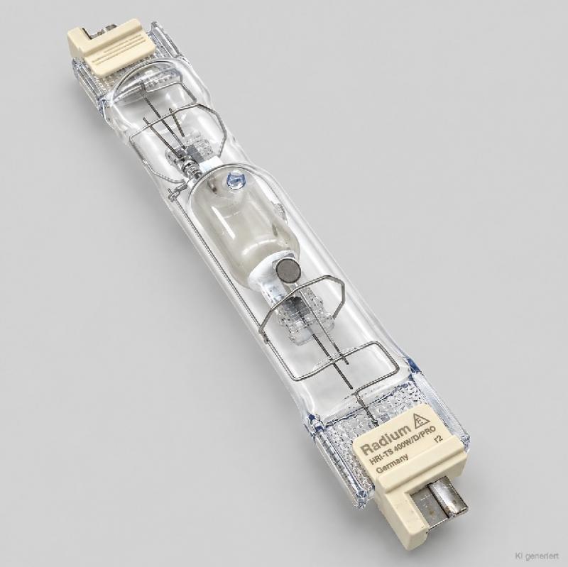 Radium HRI-TS 400W 35000lm 5500K Tageslicht Fc2 Halogenmetalldampflampe Quarzbrenner