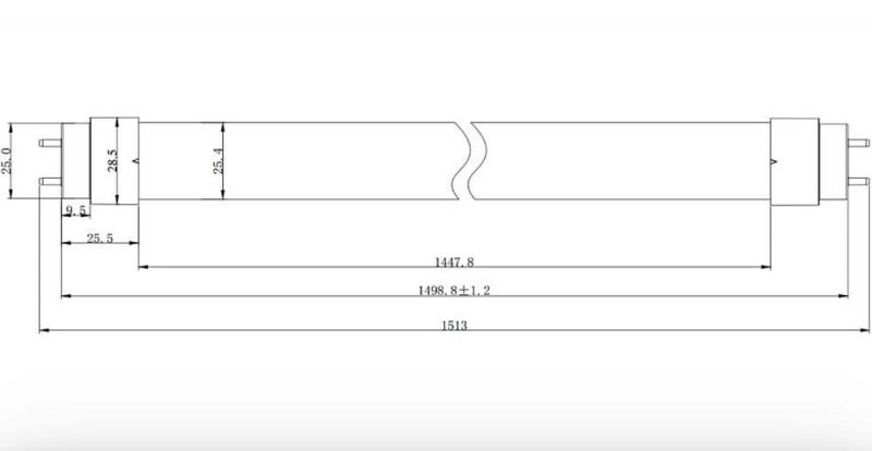 Radium LED Röhre T8 NEO 58 24,3W wie 58W 4200lm 4000K neutralweiß G13 1513mm 160° dimmbar - notwendig ist ein externer Treiber