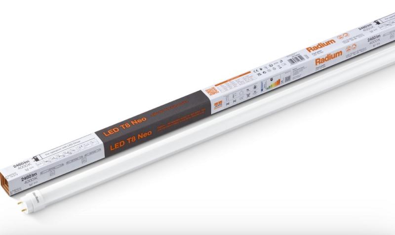 Radium LED T8 NEO 58 24,3W wie 58W 4000lm 6500K tageslichtweiß G13 1500mm 160° dimmbar – externer Treiber notwendig
