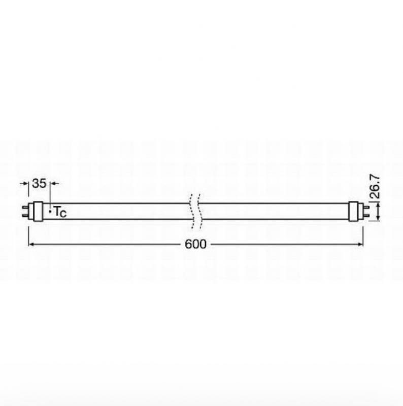 Radium LED Essence Tube T8 6,3W wie 18W, 850lm, 4000K neutralweiß, G13, 600mm, KVG/230V, inkl. Ersatzstarter