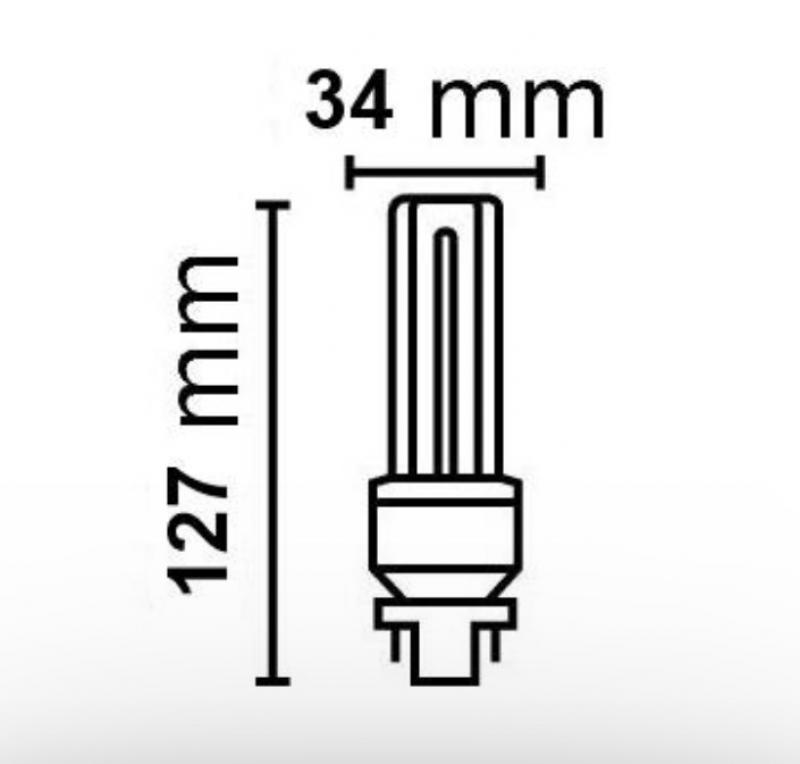 Radium LED Essence Duo/E RL-DUO/E13 840/G24q-1 HF LED-Kompaktlampe G24q-1 5W 4000K Neutralweiß