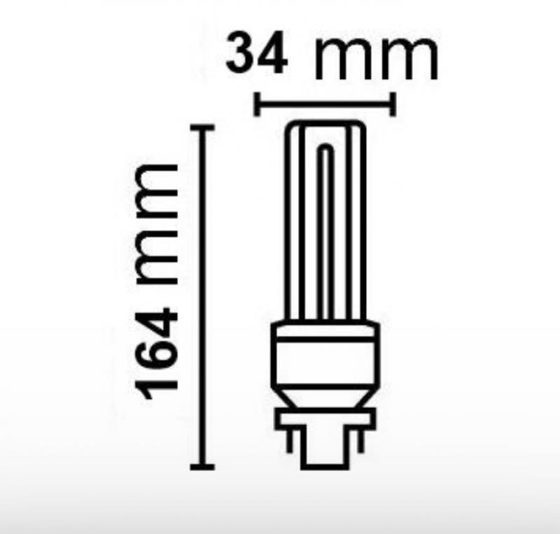 Radium LED Essence Duo/E RL-DUO/E26 830/G24q-3 HF LED-Kompaktlampe G24q-3 10W 3000K Warmweiß