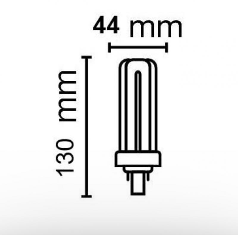 Radium LED Essence Trio/E RL-TRIO/E26 840/GX24q-3 HF LED-Kompaktlampe GX24q-3 10W 4000K Neutralweiß  EVG
