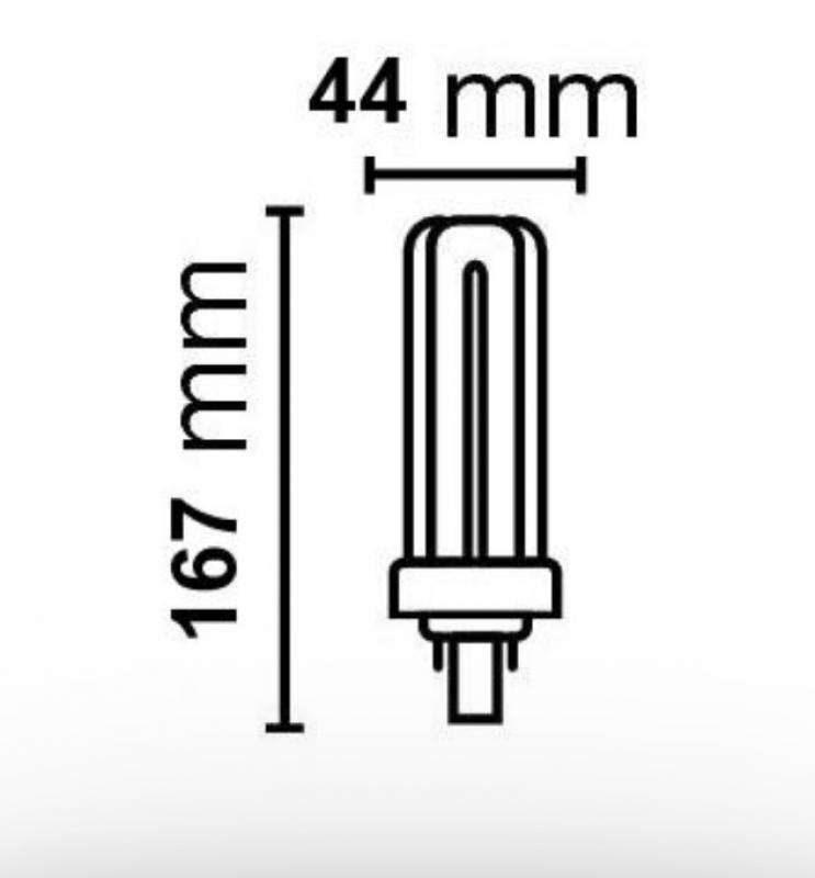 Radium LED Essence Trio/E RL-TRIO/E42 840/GX24q-4 HF LED-Kompaktlampe GX24q-4 20W 4000K Neutralweiß  EVG