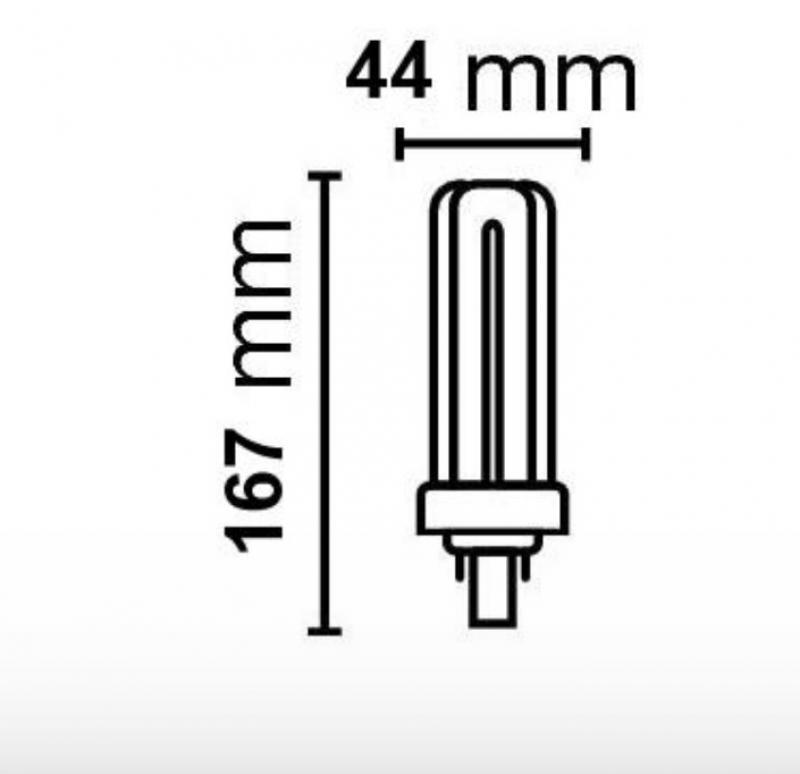 Radium LED Essence Trio RL-TRIO42 840/GX24d/GX24q-4 LED-Kompaktlampe GX24d 20W 4000K Neutralweiß KVG und 230 V