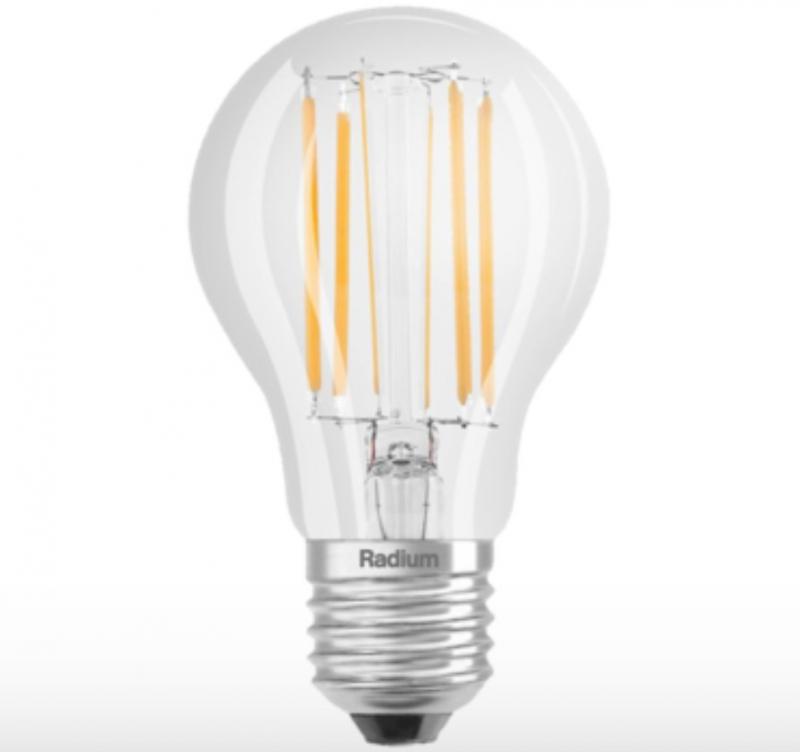 Radium LED Essence Klassik A Filament 10,5W wie 100W, 1521lm, 2700K warmweiß, E27, klar, 330°, nicht dimmbar, Art.-Nr. 44120801