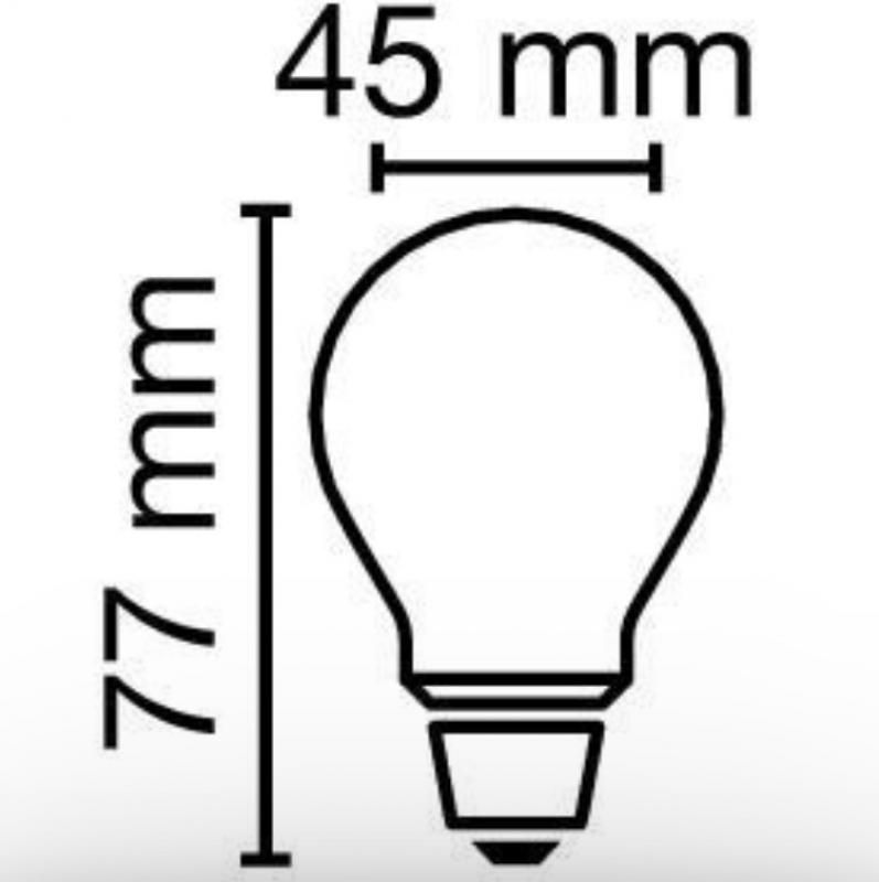 Radium LED Essence Tropfenform 4,2W wie 40W, 470lm, 3000K warmweiß, E27, matt, 330°, nicht dimmbar, Art.-Nr. 44120812