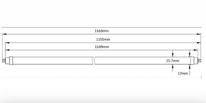 Radium LED T5 NEO 28/54 24,5W wie 28W/54W 4400lm 6500K tageslichtweiß 220° 1149mm G5 dimmbar DC – 43720833