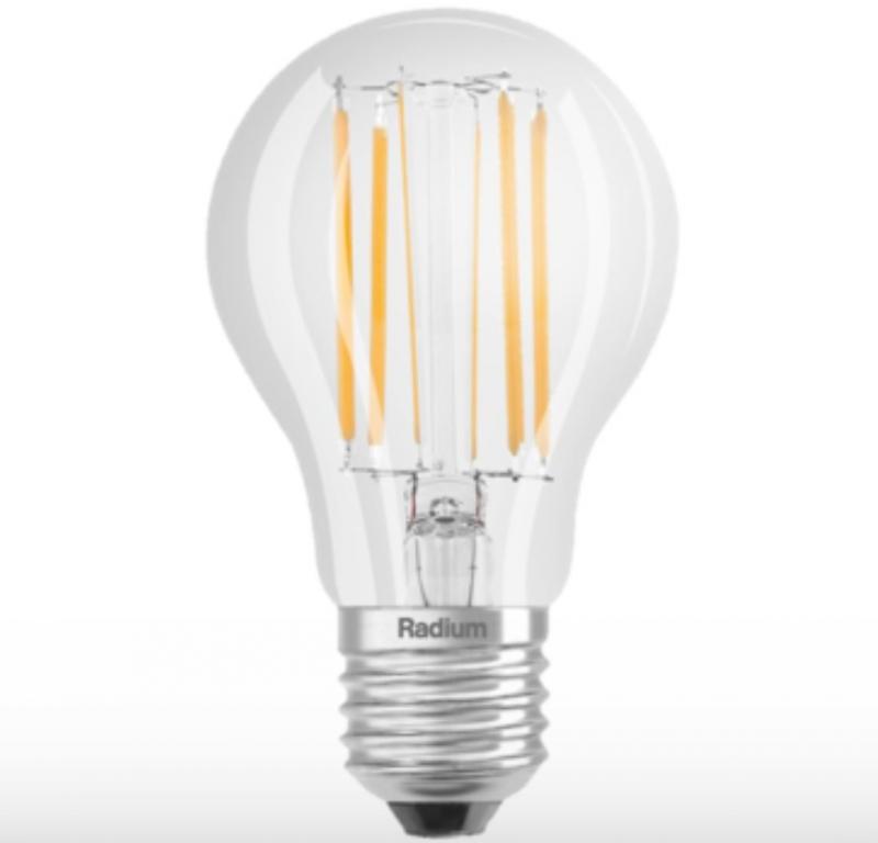 Radium LED Star Klassik A Filament 11W wie 100W 1521lm 2700K warmweiß E27 330° dimmbar – Art. 44120856